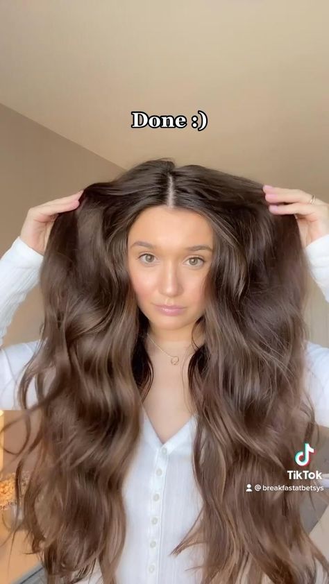 Beautywavy Curler Easy To Use - Free Shipping . Wavy Long Hairstyles, Curls For Long Hair, Hairstyle Tutorials, Long Hair Tutorial, Haircut Styles, Hair Tips Video, Heatless Hairstyles, Heatless Curls, Peinados Fáciles Para Cabello Corto