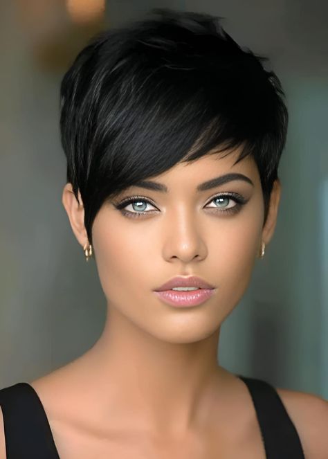 Looking for a stylish new haircut? Check out these 10 trendy modern haircuts that will give you a fresh and on-trend look. From sleek bobs to edgy pixie cuts, these styles are perfect for anyone looking to update their hairstyle. Say goodbye to boring hair and hello to a chic new look with these modern haircuts! Silver Haircut, Funky Pixie Cut 2024, Edgy Pixie, Edgy Pixie Cuts, Funky Short Hair, Short Hair Images, Modern Haircuts, New Haircut, Short Hairstyles For Thick Hair