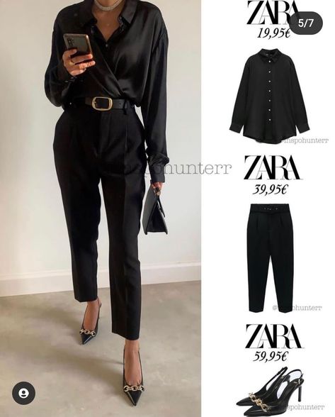 Zara Pants Outfit Winter, Black Zara Pants Outfit, Zara Pants Outfit, Suit Pants Outfit, Zara Suit, Pants Outfit Winter, Zara Suits, Capsule Wardrobe Women, Elegant Classy Outfits