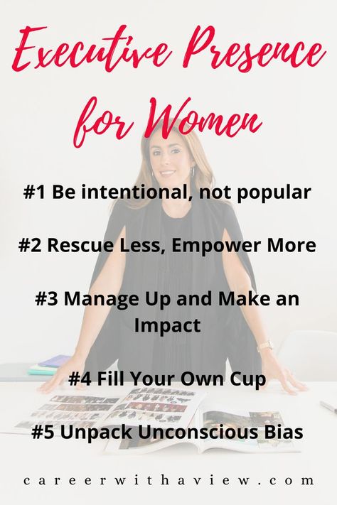 Executive presence for women - Be intentional, empower your team, manage up, and navigate biases with finesse. Discover actionable strategies to cultivate an executive presence that not only opens doors but shatters glass ceilings. Read more on careerwithaview.com. #careerwithaview #career #executivepresence #masteringexecutivepresence Personal Mission Statement Examples, Mission Statement Examples, Interpersonal Effectiveness, Executive Presence, Personal Mission Statement, Glass Ceilings, Executive Woman, Finance Career, Building A Personal Brand