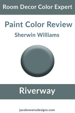 Sherwin Williams Riverway Color Review by Jacob Owens Sherwin Williams Riverway Bedrooms, Sherwin Williams Riverway Exterior, Riverway Sherwin Williams Kitchen, Sherwin Williams Riverway Color Palettes, Riverway Sherwin Williams Exterior, Riverway Sherwin Williams Bedrooms, Wrought Iron Sherwin Williams, Homey Rooms, Sherwin Williams Riverway