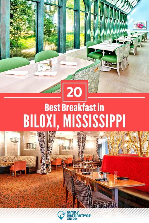 Mississippi Biloxi, Mississippi Vacation, Mississippi Travel, Biloxi Mississippi, Breakfast Places, Brunch Places, Breakfast Restaurants, The Best Breakfast, Solo Trip