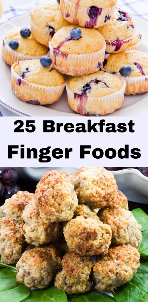 25 Breakfast Appetizers. Start off your morning with one of these delicious breakfast finger foods. Breakfast Ideas/Finger Foods/Easy Breakfast Ideas For A Crowd Finger Foods Breakfast, Breakfast Appetizers Finger Foods, Bite Size Brunch, Creamy Shrimp Salad, Brunch Finger Foods, Breakfast Finger Foods, Bite Size Breakfast, Breakfast Ideas For A Crowd, Breakfast Potluck