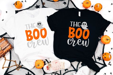 The Boo Crew, Ghost Shirt, Halloween Crewneck, Halloween Family, Spooky Shirt, Halloween Gift, Fall Shirt, Halloween Gift, Happy Halloween ✔️ Please Check All Photos for Details High quality and super soft, comfortable shirt. Made with DTF Printing ✔️ We are working with different brands based on availability. Different styles of shirts may have different shades of same color due to different manufacturer brands. If you have a preferred brand, please let me know. ✔️ Since all shirts are custom m Halloween Costume Horror, Horror T Shirt, Witches Halloween Party, Boo Shirts, Boo Crew, Matching Halloween, Ghost Shirt, Pumpkin Shirt, Party Halloween