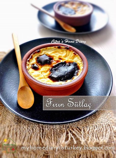 Sutlac Recipe, Turkish Rice, Pastry Photography, Turkish Recipes Desserts, Baked Rice Pudding, Afghan Food, Turkish Desserts, Baked Rice, Middle Eastern Dishes