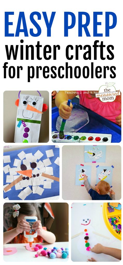 Find ten simple winter crafts for kids in preschool - they're low prep and easy to set up! Winter Preschool Crafts, Winter Activities For Preschool, Winter Activities For Toddlers, Winter Lesson Plan, Winter Crafts Preschool, Cozy Weather, Winter Activities Preschool, Preschool Winter, Snow Activities