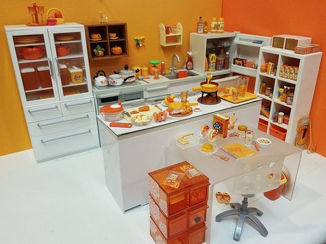 Rement Miniatures, Barbie Food, Barbie Doll Set, Re Ment, Mini Doll House, Lego Craft, Playroom Design, Barbie Kitchen, Doll Food