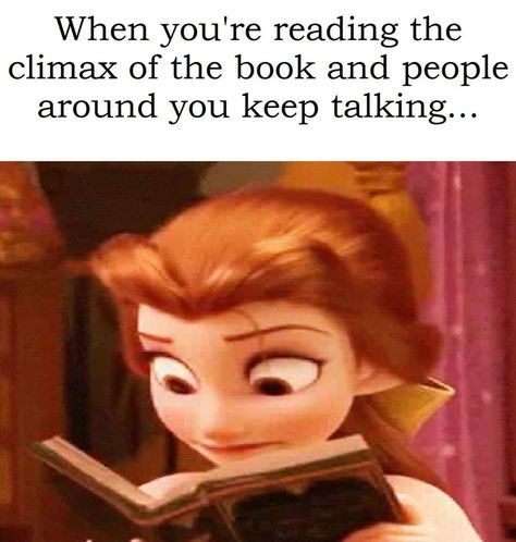 Have you recently had the intense look of someone trying desperately not to scream, 'Shaaadaaaap!' ?! 😀 🙋  . . . #goodbook #talking #angry #reader #bookobsessed #readers #bookish #booklover #bookworm Book Nerd Problems, Bookish Things, Book Jokes, Reading Quotes, Memes Humor, Book Memes, Book Addict, Book Humor, Book Fandoms