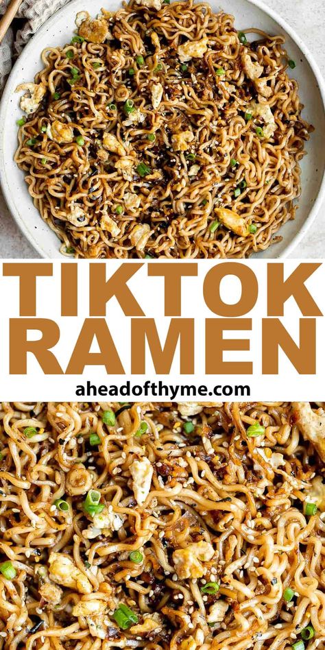 Ramen Noodle Sauce Easy, Recipes With Top Ramen, Fried Top Ramen Noodles, Soy Sauce Ramen Noodle Recipes, Ramen With Soy Sauce, Instant Beef Ramen Noodle Recipes, Cheap Ramen Meals, Upscale Ramen Noodles, Recipes Using Top Ramen Noodles