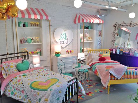 Ice cream shop to introduce Oh Joy! for Nod. Bakery Themed Bedroom, Cream Room Decor, Ice Cream Room Decor, Ice Cream Themed Bedroom, Ice Cream Room, Ice Cream Bedroom, Cupcake Bedroom, Cream Bedroom Decor, Candy Themed Bedroom