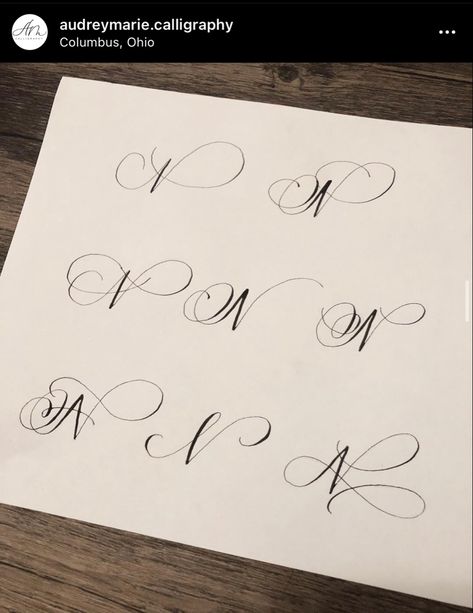 How to letter N, calligraphy N, flourishing N Letter Calligraphy, J Calligraphy Letter Capital, N Font Letter, Signature Ideas For N Letter, Signature For N Letter, N Font Tattoo, N Cursive Letter, Cursive N Tattoo, N Letter Signature Ideas