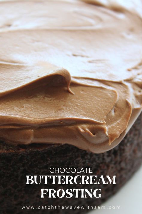 CHOCOLATE BUTTERCREAM FROSTING Chocolate Frosting Recipe Buttercream, Chocolate Icing Recipe Easy, Chocolate Cake With Buttercream Frosting, Chocolate Frosting Easy, Chocolate Icing Recipes, Chocolate Buttercream Frosting Recipe, Chocolate Frosting Recipe, Chocolate Buttercream Icing, Chocolate Frosting Recipes