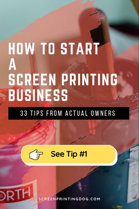 This article drills down into the advice and perspective on starting a screen printing business from 33 actual owners. How To Start A Screen Print Transfer Business, Silkscreen Printing Ideas, Screen Printing Business Cards, Screen Printing Equipment, Screen Printing Shops, Tshirt Printing Business, Screen Printing Business, Financial Knowledge, Diy Screen