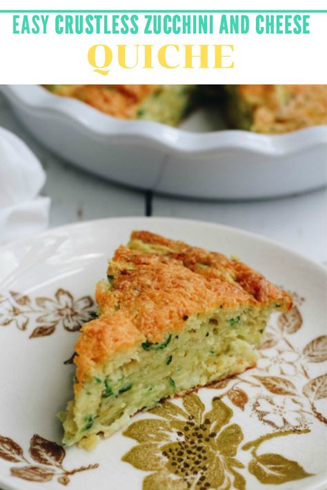 Zucchini Quiche Crustless, Gf Quiche, Zucchini Baking, Crustless Zucchini Quiche, Tuna Mousse, Quiche Crustless, Zucchini Quiche Recipes, Zucchini And Cheese, Zucchini Appetizer