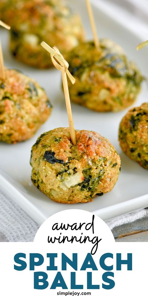 Appetizer Recipes Vegetarian, Spinach Balls, Vegan Appetizers Recipes, Appetizers Easy Finger Food, Best Appetizer Recipes, Health Signs, Appetizers Recipes, Appetizer Bites, Recipes Appetizers And Snacks