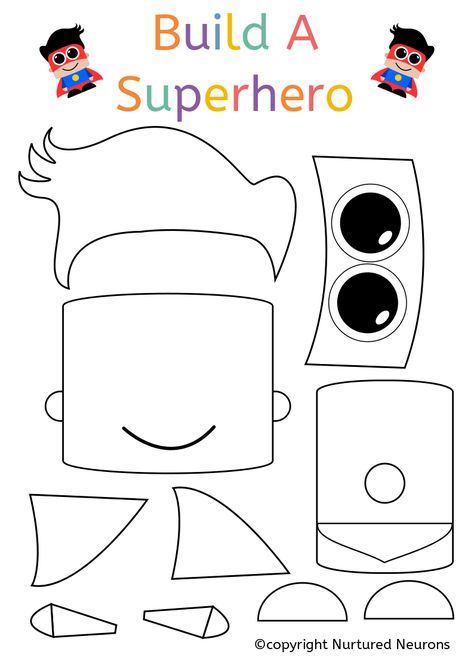 It’s a simple craft which your kids can do to make their very own superhero. It's great for toddlers and preschoolers because it’s so easy to do!   There’s a color and a plain superhero template – so your little ones can get creative and design their own superheros!  It could also make a lovely activity for anyone having a superhero party!  #freeprintables #preschoolprintables #preschoolcrafts #toddlercrafts #superherocrafts #superhero #superheroparty #preschoolers #toddleractivities Superhero Preschool, Superhero Template, Superhero Craft, Super Hero Activities, Hero Crafts, Superhero Classroom Theme, Superhero Crafts, Superhero Classroom, Superhero Kids