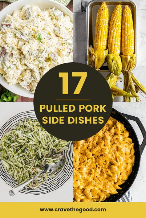 Side For Pulled Pork, Pulled Pork Accompaniments, Best Sides For Pulled Pork, Sides For Pig Roast, Healthy Sides For Pulled Pork, What To Serve With Bbq Pulled Pork, Pulled Pork Dinner Ideas Side Dishes, Smoked Pork Shoulder Side Dishes, Pulled Pork Party Menu Ideas