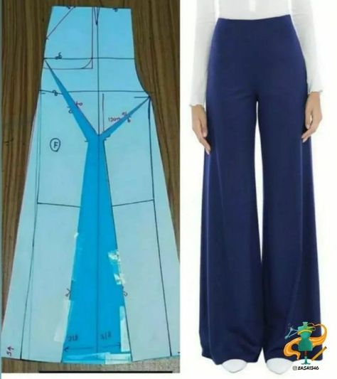 Linen Pants Pattern, Clothing Pattern Design, Trousers Pattern, Trouser Pattern, Easy Dress Sewing Patterns, Corset Sewing Pattern, Sewing Clothes Women, Fashion Design Patterns, Diy Clothes Design