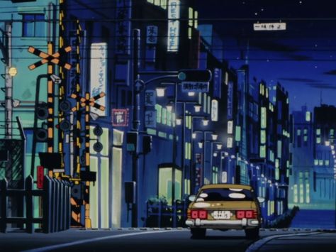 Japan 80's Aesthetic, Lo-fi Aesthetic, City Pop, Anime City, City Icon, Vintage Poster Design, City Background, Background Ideas, Anime Gifs