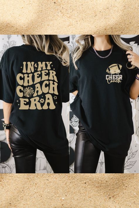 Cute In My Cheer Coach Era shirt, In My Era tshirt, or In My Era concert t-shirt! This cheer coach shirt, cheer coach gift for cheerleading coach, or cheer tshirt, is a classic unisex jersey short sleeve tee that fits like a well-loved favorite. Thank you so much for visiting our shop and checking out our finest t-shirt designs. In order to provide you best service, we are using the quality materials and beautiful designs. * Note - We have sweatshirts in other listings. Cheer Coach Shirts Design, Cheer Coach Outfit, Cheer Team Shirts, Coach Tshirts, Cheer Coach Shirts, Cheerleading Coach, Cheer Coach Gifts, Coach Outfits, Cheerleading Coaching