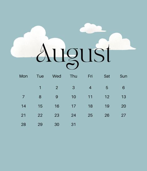 August 2023 Calendar August Calendar, Calendar 2023, 2023 Calendar, Art Nouveau, Quick Saves, Art