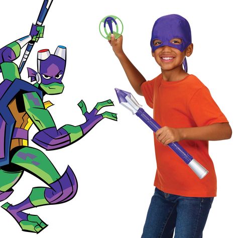 Tmnt Leonardo, Donatello Ninja Turtle, Leonardo Ninja Turtle, Donatello Tmnt, Bo Staff, Silly Kids, Halloween Store, Halloween Costume Accessories, Halloween Costumes For Kids