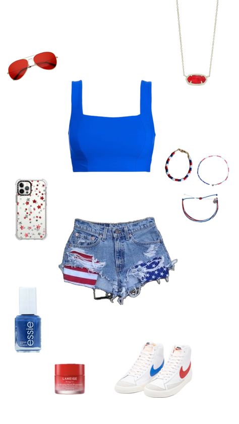 Fourth of July fit! #fourthofjuly #preppy #outfitinspo Fourth Of July Outfits, Fourth Of July Outfit, Homecoming Week, July Outfits, Preppy Outfits, Your Aesthetic, Fourth Of July, 4th Of July, Homecoming