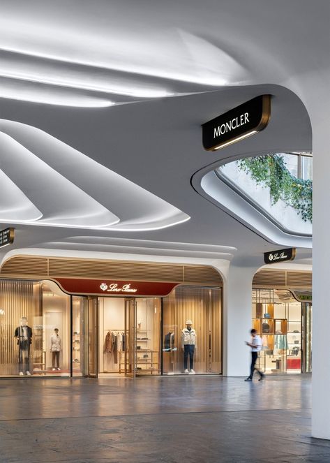 Mall Interior Design, Mall Interior, Shopping Mall Design Concept, Mall Interior Design Architecture, Modern Mall Interior, Shopping Mall Ceiling Design, Shopping Mall Interior, Mall Design, Suzhou