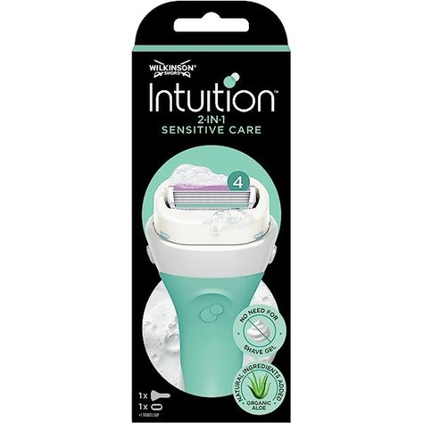 Wilkinson Sword Intuition Sensitive Razor for Women : Amazon.co.uk: Health & Personal Care Fire Blade, Razor For Women, Hygiene Routine, Shave Gel, Medical Problems, Shaving, Natural Ingredients, Aloe Vera, Personal Care