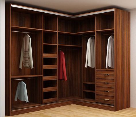 Corner Wardrobe Closet, Closet Design Layout, Wardrobe Door Designs, Luxury Closets Design, Closet Renovation, Bedroom Cupboard Designs, Wardrobe Interior Design, Closet Layout, Wardrobe Room