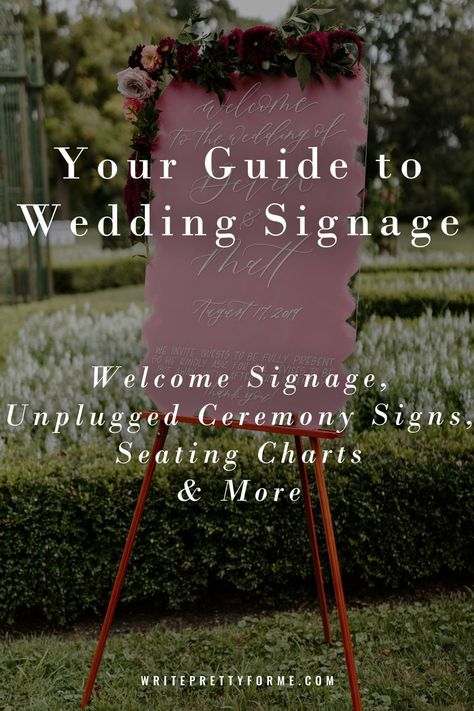 Welcome Sign For Wedding Reception, Wedding Welcoming Sign, Necessary Wedding Signs, Weddings Signs For Reception, Wedding Signs You Need, Signs You Need For Your Wedding, Wedding Welcome Sign Wording, Wedding Reception Bar Decor, Signs To Have At Your Wedding