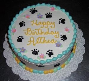 Pawprint Cake, Paw Print Cake, Paw Print Cakes, Paw Cake, Puppy Paw Prints, Dog Birthday Cake, Dog Birthday Party, Dog Cake, Decorated Cakes