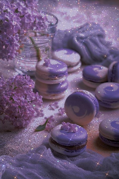 Lavender, Glitter, Queen, Purple, Flowers, White