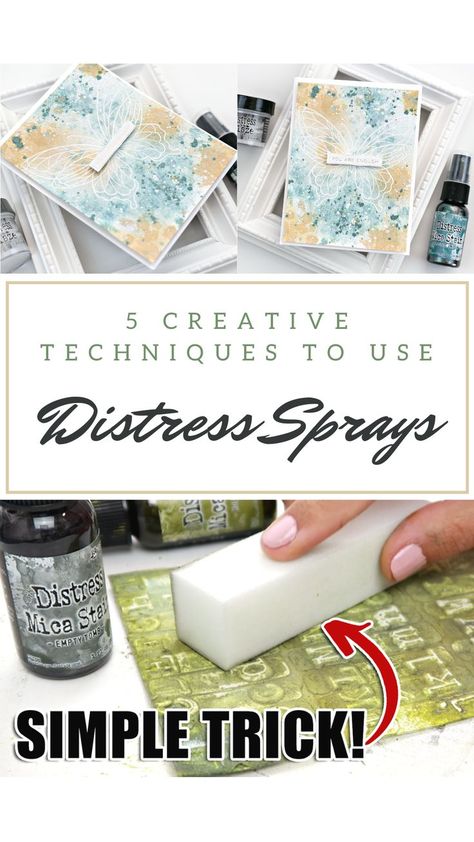 Stamping Techniques Card Tutorials, Distress Ink Techniques, Paper Craft Techniques, Tim Holtz Distress Ink, Alcohol Ink Crafts, Ink Crafts, Card Making Tips, Scrapbooking Techniques, Card Making Crafts