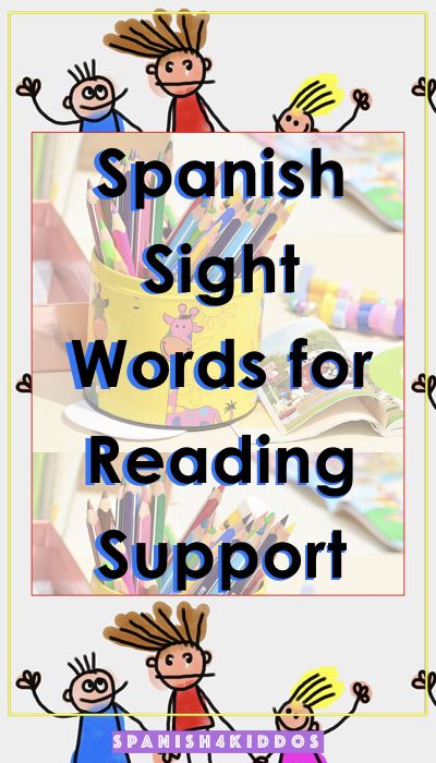 Spanish sight words lists for reading support • Spanish4Kiddos Spanish Sight Words, Reading Support, Connecting Words, Words In Spanish, Learning Sight Words, Ell Students, Sight Words List, Dolch Sight Words, Spanish Reading