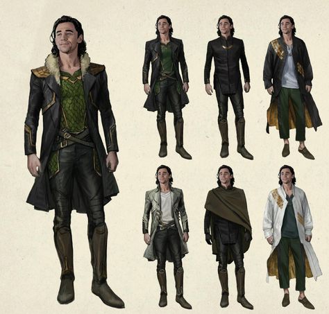 Loki Concept Art, Loki Clothes, Costume Concept Art, Time Variance Authority, Costume Concept, Loki Costume, The Tesseract, Loki Tv, Loki Cosplay