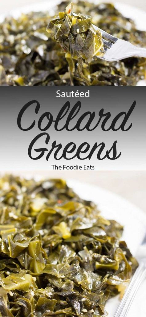 Frozen Collard Greens Recipe, Frozen Collard Greens, Collard Greens Vegan, Best Collard Greens Recipe, Sauteed Collard Greens, Collard Greens Recipe, Sauteed Greens, Healthy Side Dish, Comfort Food Southern