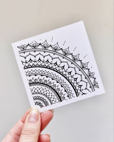 This is how small my little corner mandalas really are! I posted the reel for this drawing a few weeks ago! Check it out! 🫶🏼 #ilovesharingmandala #mandalastyle #mandalapatterns #mandalabasics #beautifulmandalas #cornermandala Small Mandala Drawing, Corner Mandala, Small Mandala, Drawing Artist, Mandala Drawing, Mandala Pattern, Corner Designs, Artist On Instagram, Mandala Art