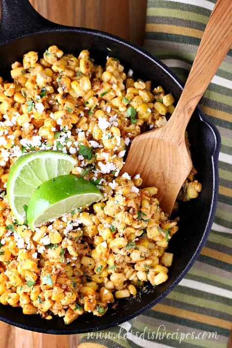 Mexican Street Corn Recipe, Recipes Copycat, Street Corn Recipe, Mexican Street Corn Salad, Corn Dishes, Mexican Street Corn, Street Corn, Mexican Street, Corn Recipes