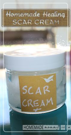 AMAZING Before and After RESULTS with this Homemade Healing Scar Cream! | www.homemademommy.net Scar Cream, Diy Kosmetik, Cold Sores Remedies, Natural Cold Remedies, Natural Cough Remedies, Diy Beauty Recipes, Young Living Oils, Homemade Remedies, Beauty Recipe