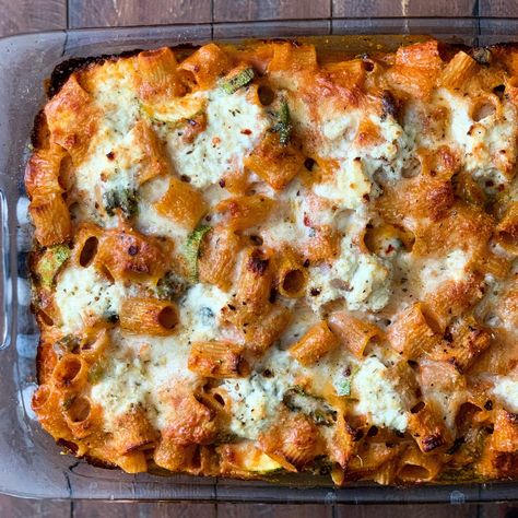 Veggie Rigatoni, Zucchini Vegetable, Best Zucchini Recipes, Baked Lasagna, Ziti Recipes, Baked Ziti Recipe, Baked Veggies, More Veggies, Baked Vegetables