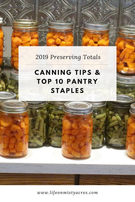 Canning Pantry Staples, Canning Staples, Canning Pantry, Tiny Pantry, Pantry List, Easy Canning, Homestead Life, Canning Tips, Pantry Makeover