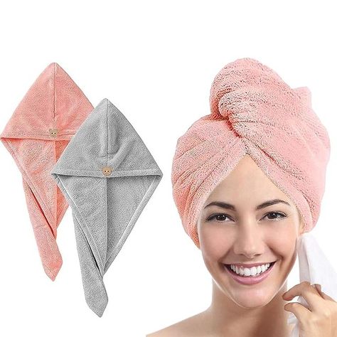 Hair Towel Wrap for Women-Quick Drying Microfiber https://amzn.to/4aqBOij Head Towel Wrap, Towel For Hair, Hair Towel Wrap, Ladies Hair, Pink Amazon, Hair Turban, Towel Wrap, Hair Towel, Microfiber Towel