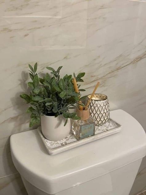 Apartment Bathroom Inspo Aesthetic, Small Bathroom Set Up Ideas, Pothos Bathroom, Toilet And Bathroom Design Small Spaces, Small Bath Ideas, Bathroom Countertop Decor Ideas, Small Flat Decor, Bathroom Apartment Ideas, Narrow Bathroom Ideas