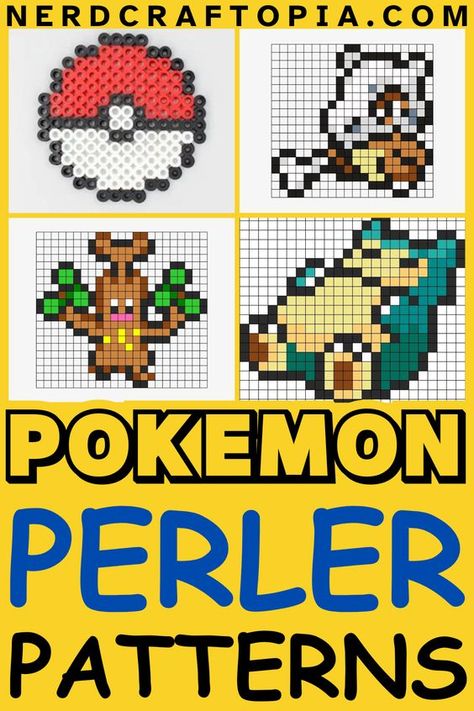 Pokemon Perler Bead Templates #BeadingPatterns #BeadingPatternsFree #BeadingPatternsFreeTutorials Pokemon Perler Bead Patterns Templates, Pokémon Perler Beads, Perler Bead Pokemon, Pokemon Perler Bead Patterns, Beading Patterns Free Tutorials, Perler Bead Pokemon Patterns, Pokémon Perler, Diy Pokemon, Bead Templates