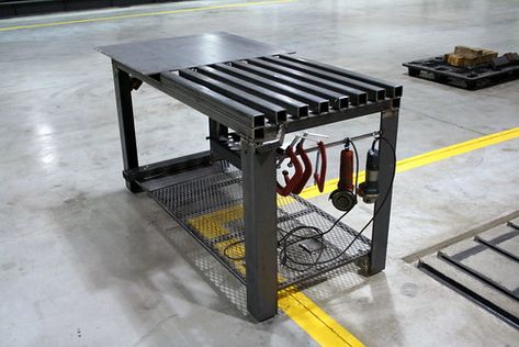 Welding Bench, Shielded Metal Arc Welding, Welding Tables, Welding Jobs, Welding Cart, Arc Welding, Welding Table, Metal Welding, Welding Equipment