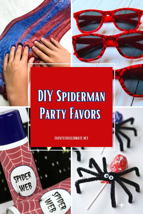 Miles Morales Goodie Bags, Spidey Birthday Party Favors, Spiderman Party Favors Diy, Spidey And Friends Party Favors, Spiderman Birthday Favors, Spider Man Birthday Party Favors, Diy Spidey Birthday Decor, Spidey And His Amazing Friends Birthday Activities, Miles Morales Party Favors