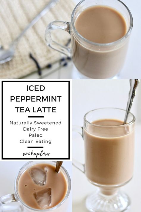 Iced Peppermint Tea, Peppermint Tea Latte, Peppermint Tea Recipe, Peppermint Tea Benefits, Tea Latte Recipe, Tea Drink Recipes, Peppermint Tea, Tea Benefits, Latte Recipe