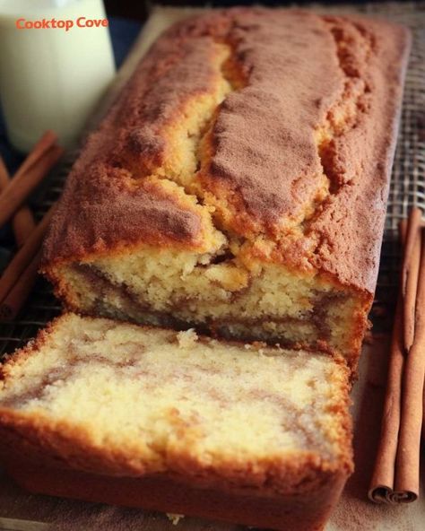 Amish Cinnamon Bread, Amish Bread, Cinnamon Bread Recipe, Friendship Bread, A Loaf Of Bread, Breakfast Sweets, Gateaux Cake, Loaf Of Bread, Amish Recipes