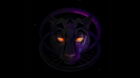 #black black panther #purple low poly digital art #lowpoly #violet #darkness big cat #artwork #graphics #1080P #wallpaper #hdwallpaper #desktop Justin Maller Wallpapers, Pantera Logo, Justin Maller, Moon Hd, Desktop Wallpaper Black, 2560x1440 Wallpaper, Panther Art, Panther Logo, Black Panther Art